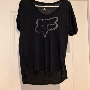 fox v neck shirt